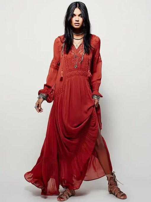 Red Long Dress