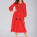 Red Midi Dress