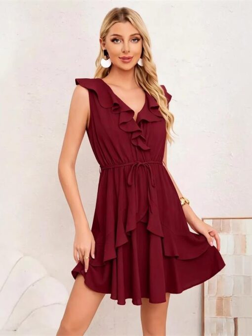 Red Midi Dress