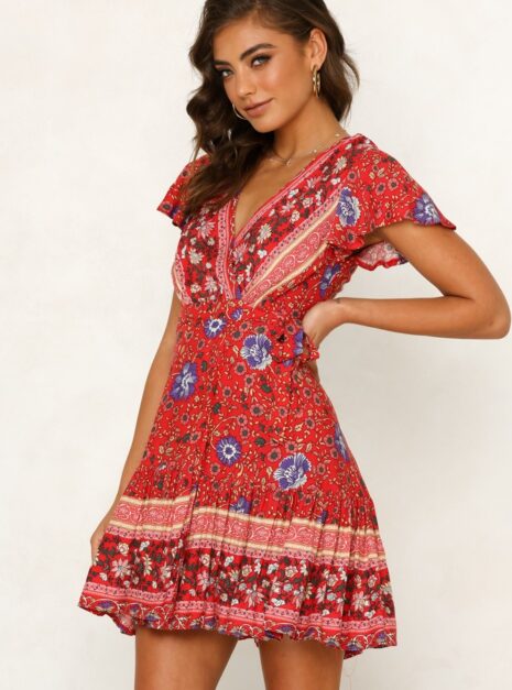 Red Short Dress (3) Red Short Dress (3)