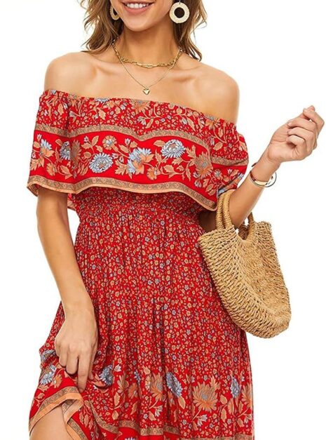Red Short Dress A1 Red Short Dress A1