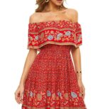 Red Short Dress A2