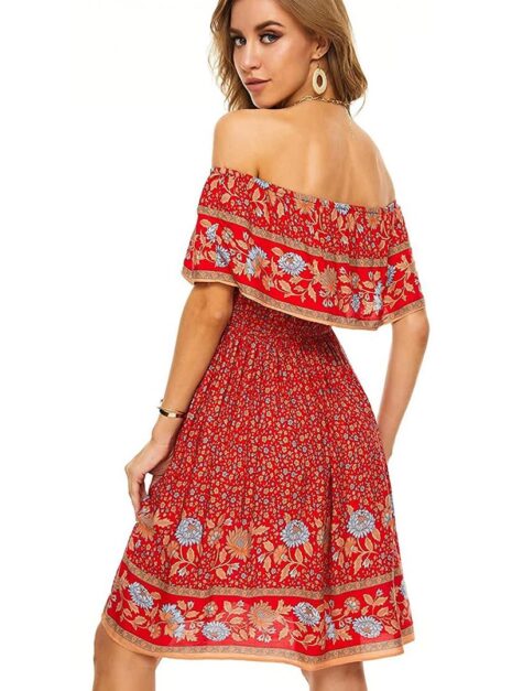 Red Short Dress A3 Red Short Dress A3