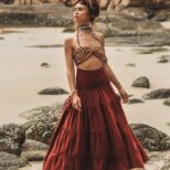 Red Skirt A3