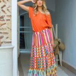 Stripe Skirt