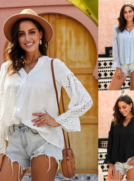 Tri-color Blouse Tri-color Blouse