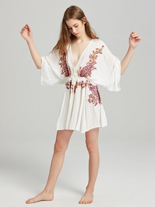 Boho Kleid Kurz  Zinnia