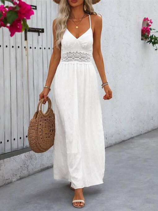 White Long Dress