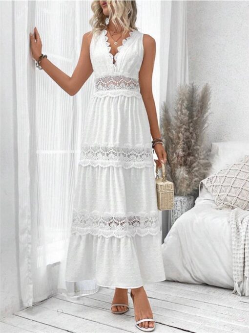 White Long Dress