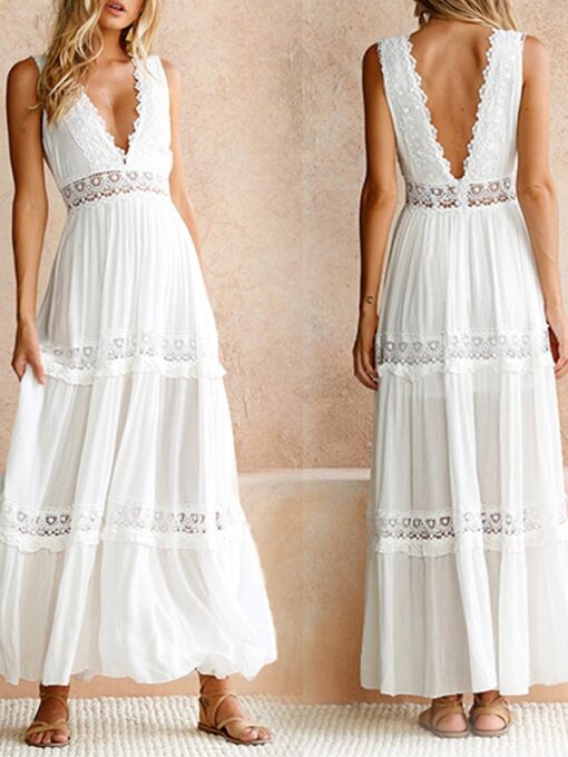 White Long Dress