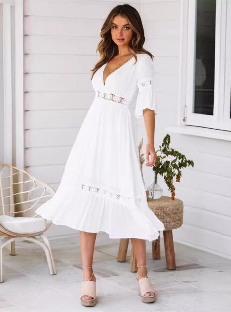 White Long Dress 03 White Long Dress 03