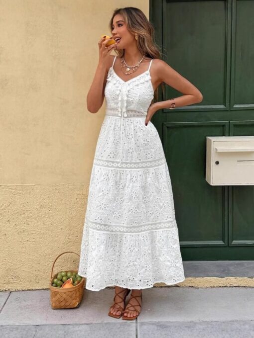 White Long Dress