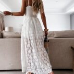 White Long Dress A8