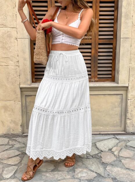 White Long Skirt 2 White Long Skirt 2