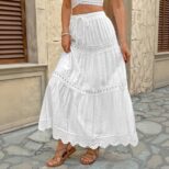 White Long Skirt 4
