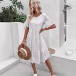 White Midi Dress