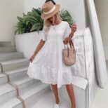White Midi Dress 02