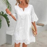 White Short Dress
