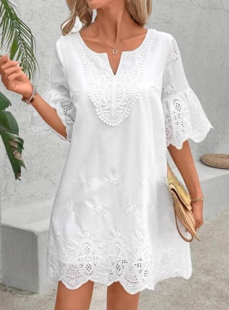 White Short Dress
