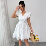 White Short Dress