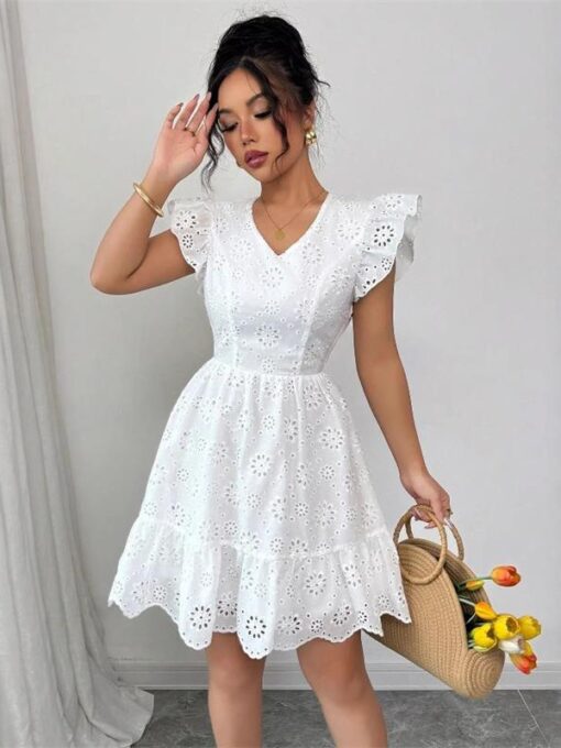 White Short Dress
