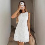 White Short Dress