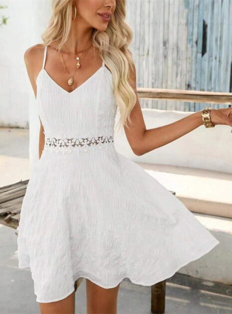 White Short Dress