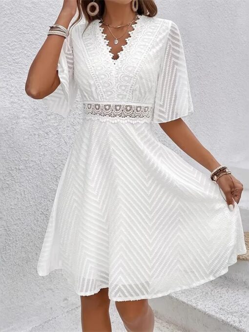 White Short Dress