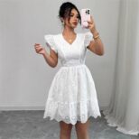 White Short Dress (2)