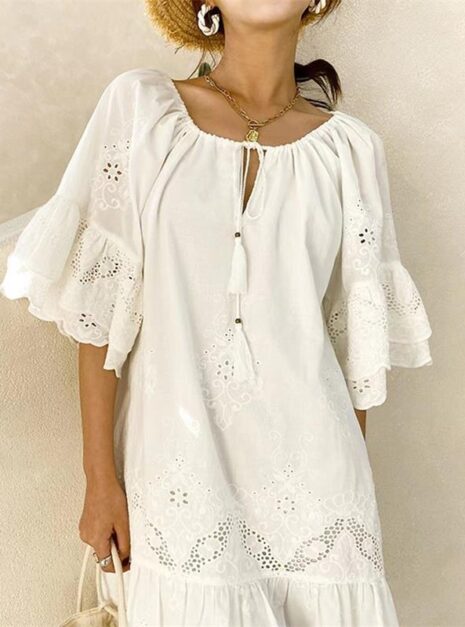 White Short Dress