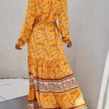 Yellow Long Dress A3