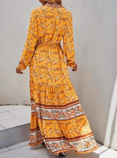 Yellow Long Dress A3 Yellow Long Dress A3