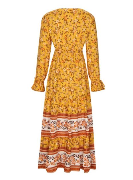 Yellow Long Dress A5 Yellow Long Dress A5