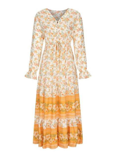 Yellow Long Dress B4 Yellow Long Dress B4