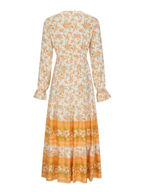 Yellow Long Dress B5 Yellow Long Dress B5