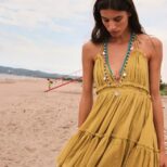 Yellow Short Dress A1 (3)