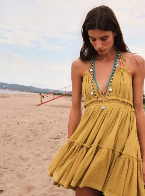 Yellow Short Dress A1 (3) Yellow Short Dress A1 (3)