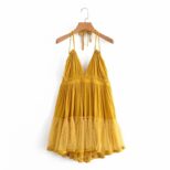 Yellow Short Dress A1 (5)