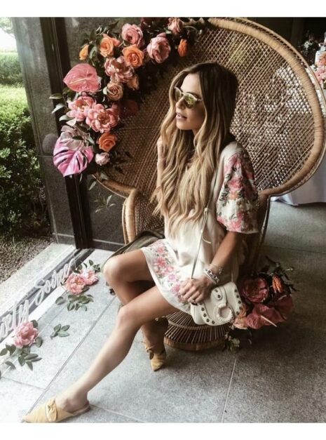 Boho-Kleid-Lowen