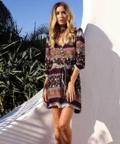 Boho-Kleid-Viridis