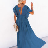 Boho Kleid Blau  2