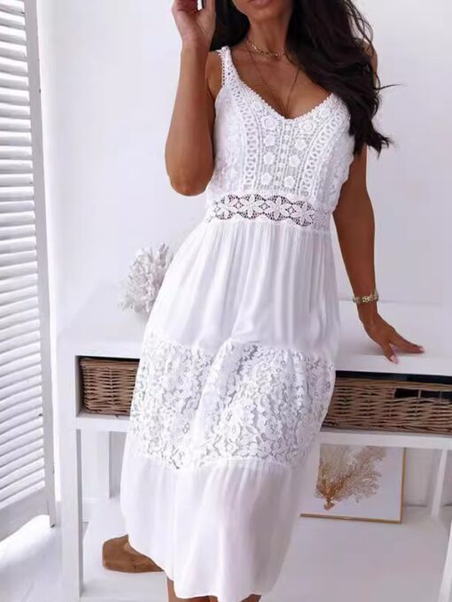 Boho Midi Kleid Eleganza