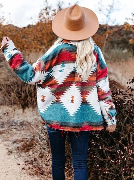 boho mantel aztec orange 3 boho mantel aztec orange 3