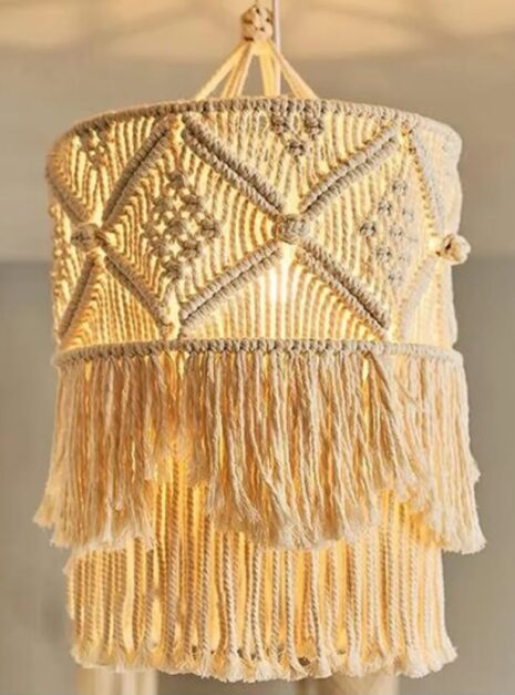 abat jour macrame 50 30 1