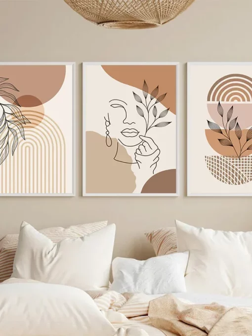 Abstraktes Gemälde 40x50 cm (3er-Set)