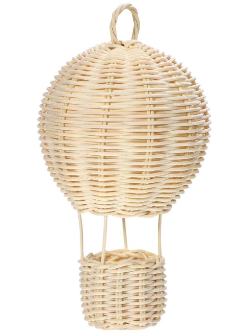 Rattan-Heißluftballon 10x18 cm