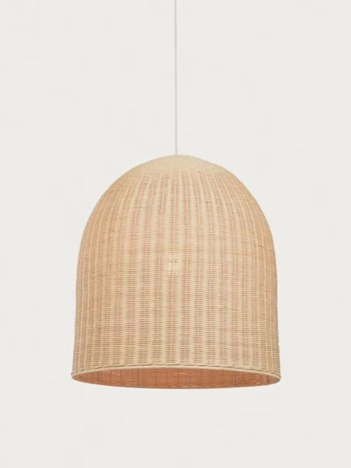 Hängeglocke aus Rattan D40 cm