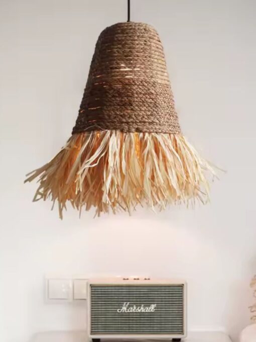 Aufhängung Seil und Stroh D35 cm