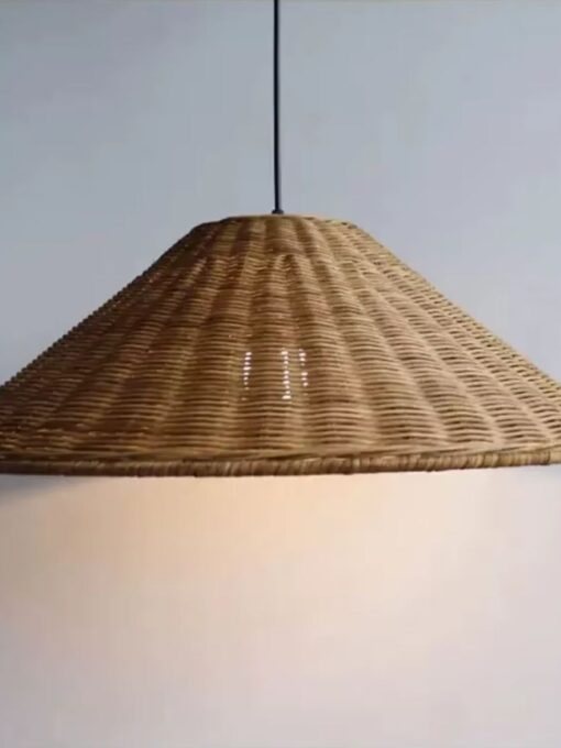 Hängeleuchte aus natürlichem Rattan D40 cm