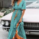 Green Long Dress